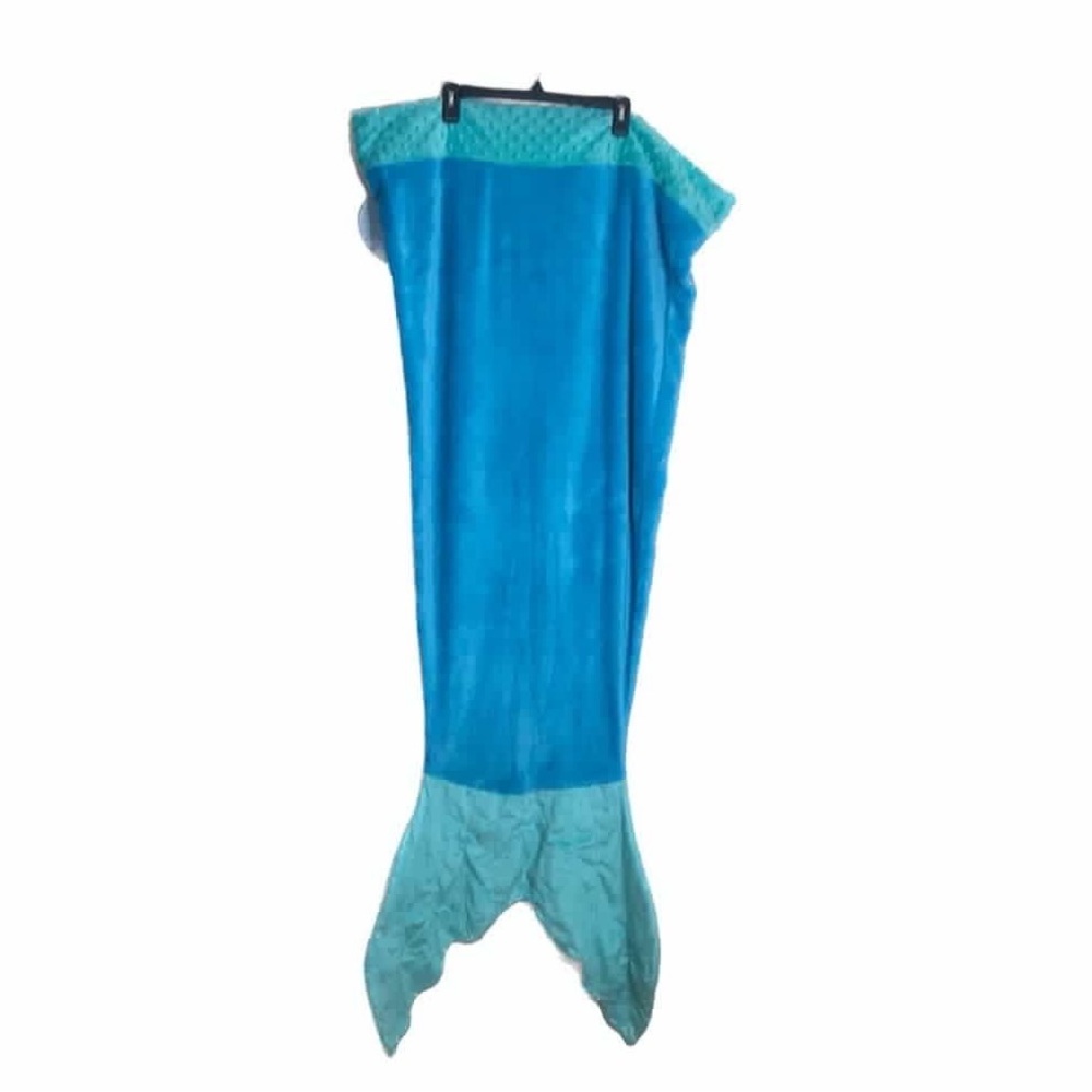 Blankie‎ Tails Mermaid Blanket Kids Tail Cozy Couch Pullover Blue OS